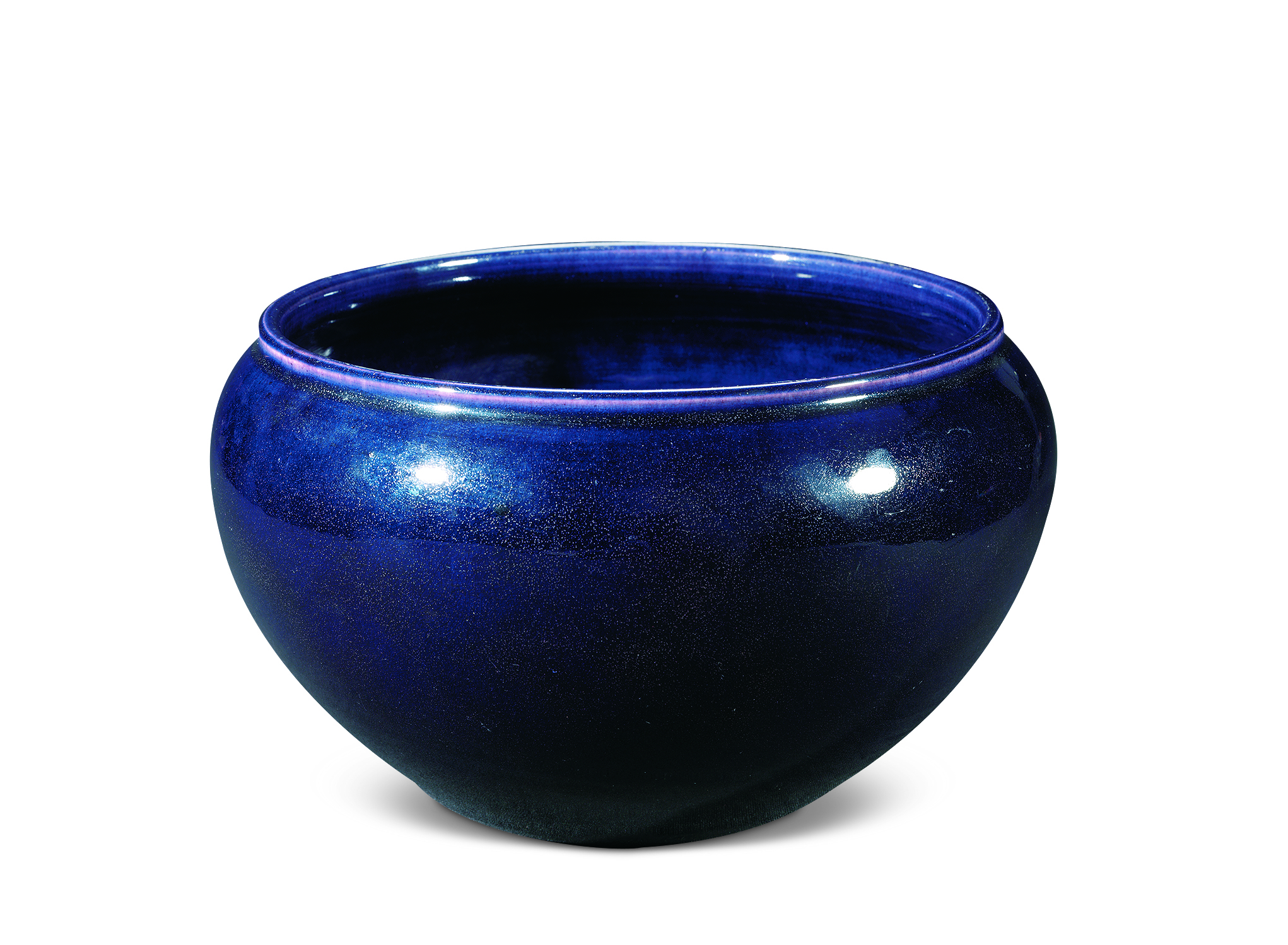 康熙茄皮紫瓷缸     藏品信息 藏品类型:陶瓷 年代:清 尺寸:高13.