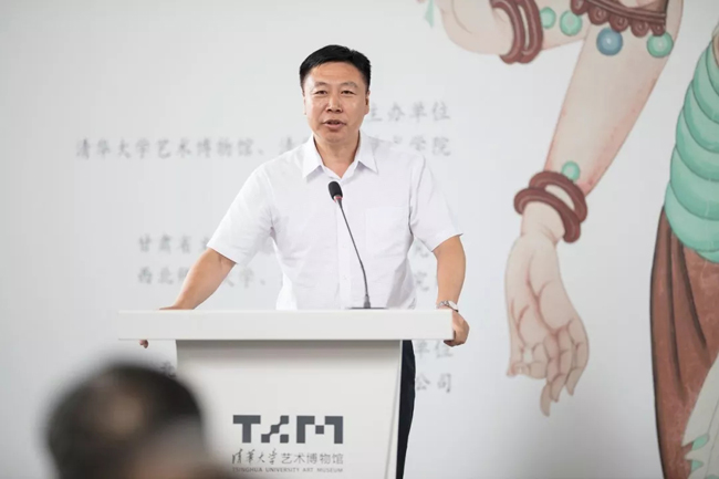 开幕花开敦煌常书鸿常沙娜父女作品展在清华艺博续写敦煌精神